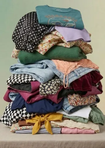 Lote com 20 peças de roupas femininas do P ao GG