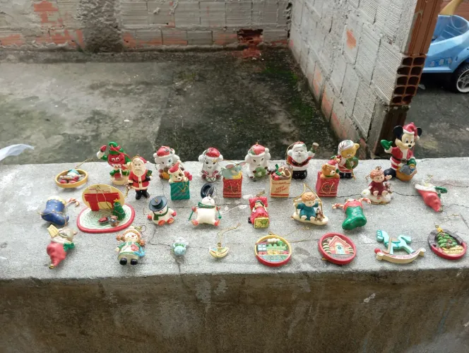 Enfeites antigos de Natal