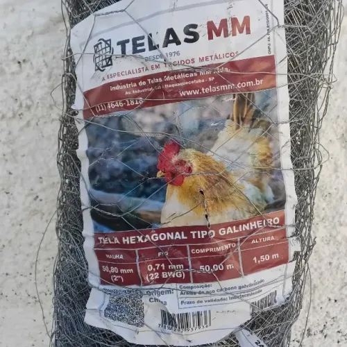 Alambrado Tela Galinheiro 50 metros