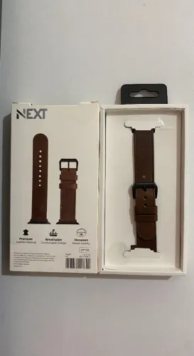 Pulseira de couro para relógio Apple watch séries do 1 ao 8 38/40/41mm