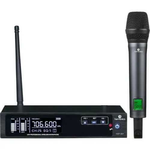 Microfone Sem Fio Harmonics HSF 200-1