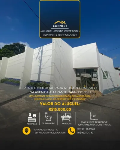 Alugo Ponto Comercial na Av: Almirante Barroso, 3591, Souza - Belém - PA