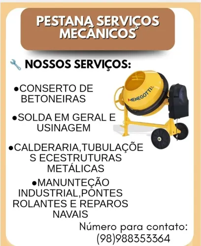 Conserto e manuntenção de Betoneira