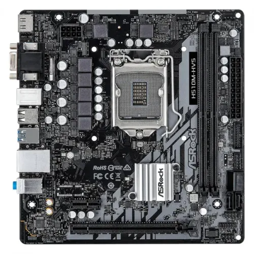 Kit Processador I510400F, Placa-mãe ASRock H510M-HVS, Memória DDR4 16GB + Cooler de brinde