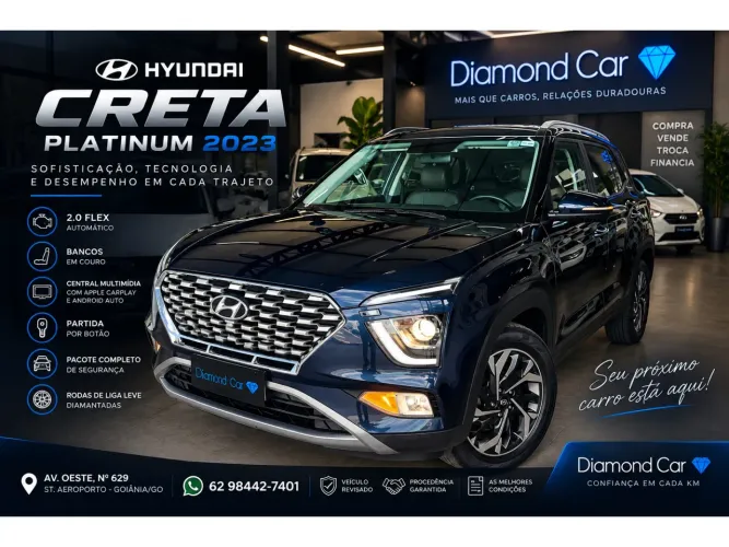 Hyundai Creta Platinum 1.0 TB 12V Flex AUT 2023