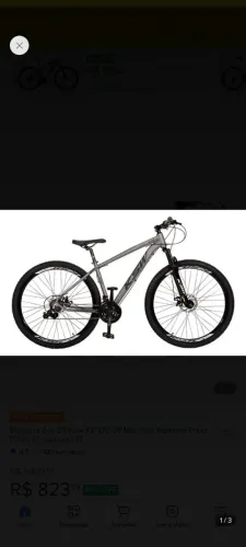 Bike ksw cinza 