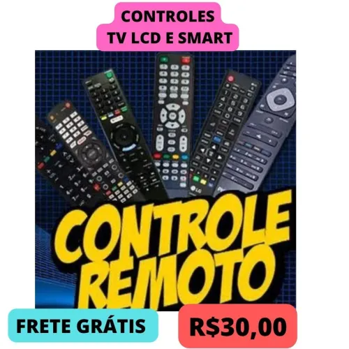 Controle Tv Em Geral - Frete Grátis