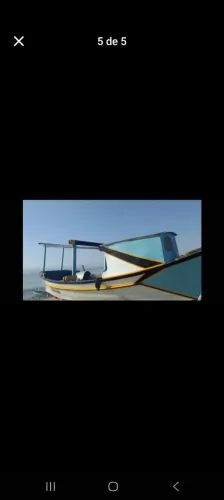 Barco de madeira 