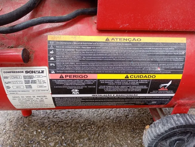 Compressor Schulz 120 libras
