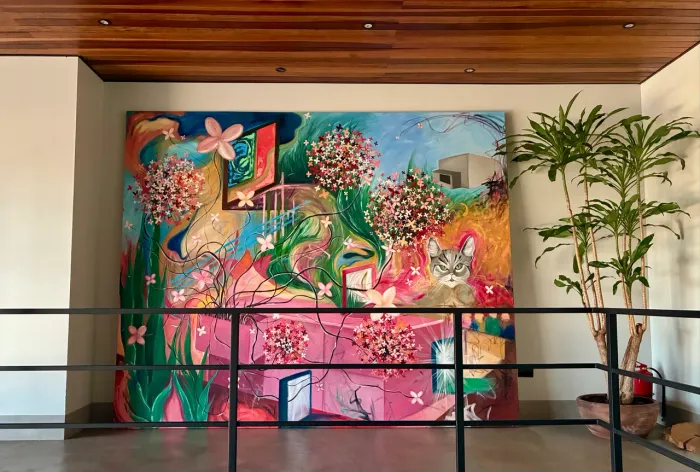 Pintura a óleo tela 2,70m x 3,00m