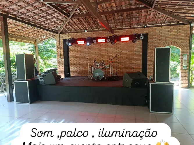 Som,palco, iluminação, painel de led em campina grande e região