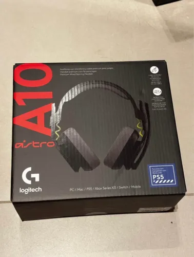 FONE DE OUVIDO LOGICTECH ASTRO A10 - PRETO