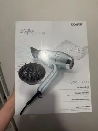 Secador de Cabelo Conair Hydro-Fusion 220V (SEM USO)