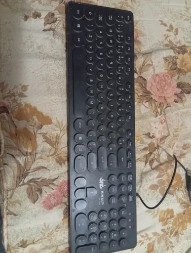 Teclado USB Slim Knup KP-2059 com Iluminação LED (Retro)