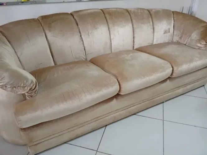 Sofá 3 poltronas semi-novo