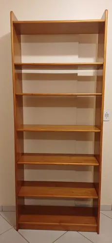Estante Livreiro Tok&Stok Bela 80x200 - Madeira Maciça