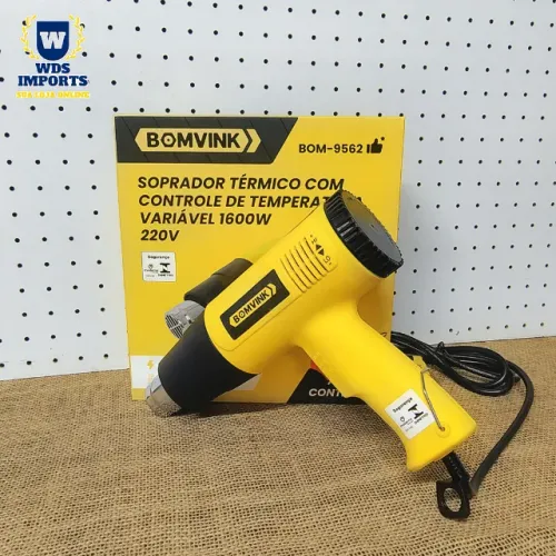 Soprador Térmico 1600W com Controle de Temperatura 220V - Bomvink