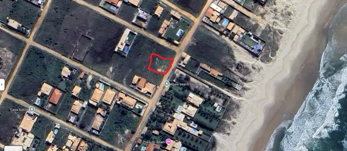 Terreno na Praia do Abais em Estanciana 200m do Mar!