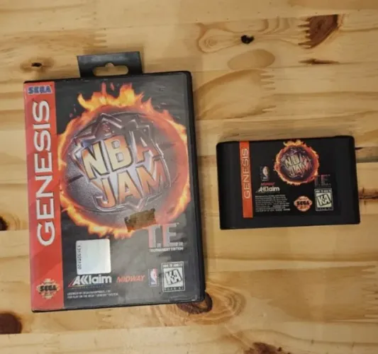 Jogo Original para Mega Drive / Genesis - MD NBA JAM TE