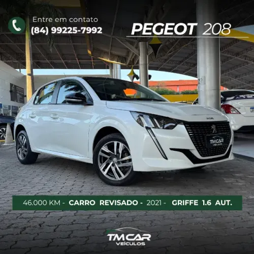 Peugeot 208 Griffe 1.6 Flex 16V 5P Aut. 2021