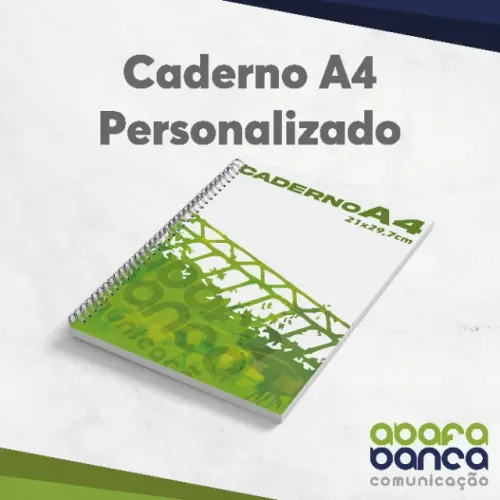 Caderno A4 Personalizado