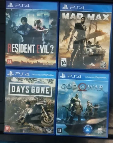 Lote de jogos de PlayStation 4
