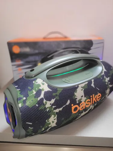 Caixa de Som Bluetooth Basike 80W Ba-MD337 - Nova