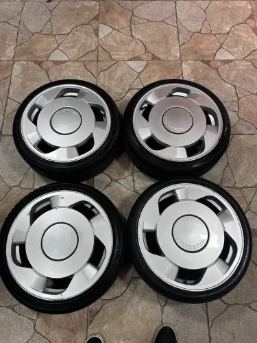 Roda vw orbital gomão aro 17 tala 7com pneu 4x100