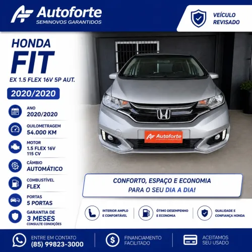 Honda Fit Ex/s/ex 1.5 Flex/flexone 16V 5P Aut. 2020