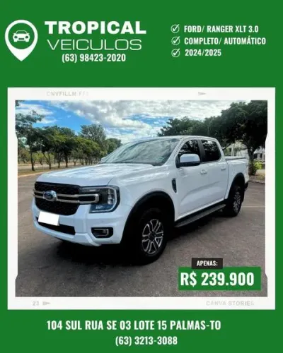 Ford Ranger XLT 3.0 V6 4X4 CD TB Die. Aut. 2025
