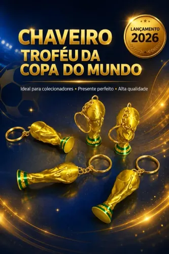 Chaveiros Troféu Copa do Mundo