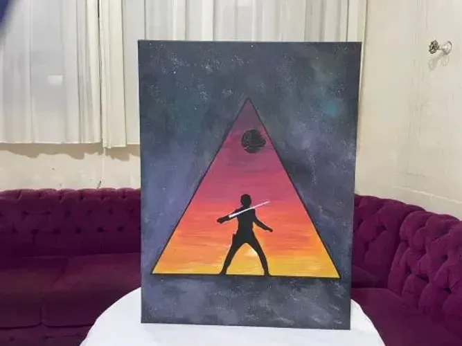 Quadro Pintura a Mão 80cm x 60cm