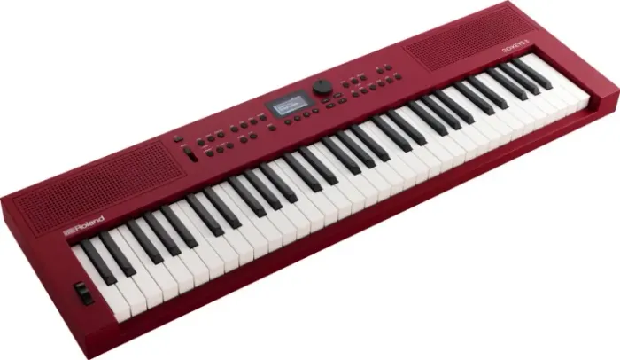 Teclado Roland GO Keys 3 Midnight Red Vermelho com 61 Teclas