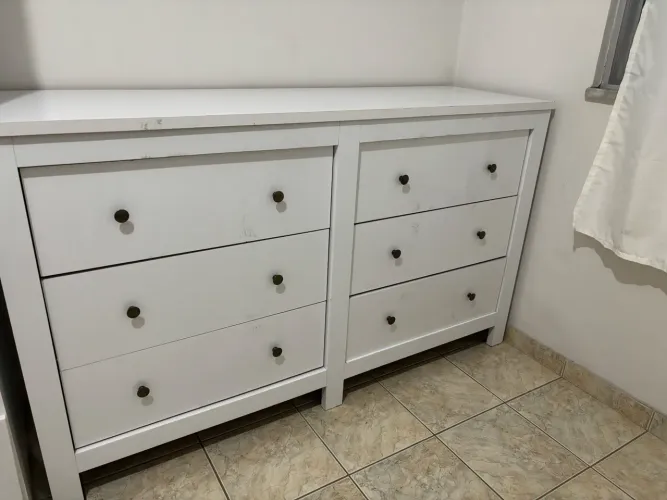 Cômoda branca MDF qualidade- usada