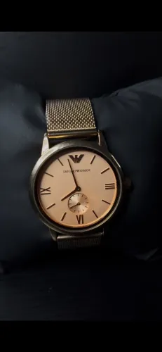 Relógio armani rose feminino 