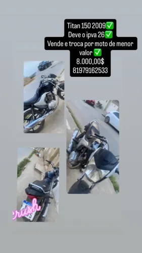 Vendo ou troco por moto de menor valor