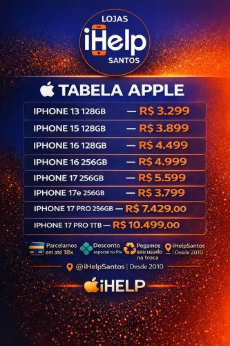 COMPRE HOJE SEU IPHONE NA IHELP 