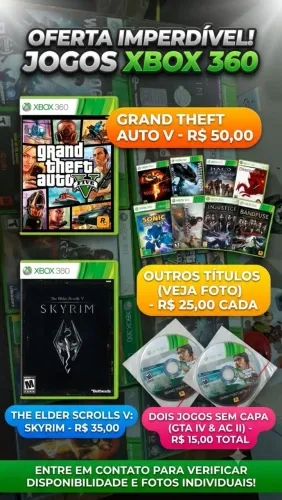 ? JOGOS XBOX 360 - COLEÇÃO DIVERSA À VENDA! ?