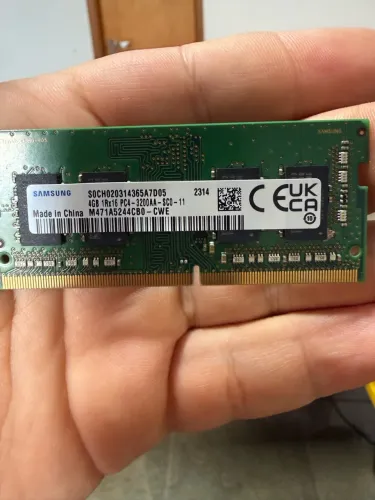 Memoria ram ddr4 Samsung notebook 3200mhz