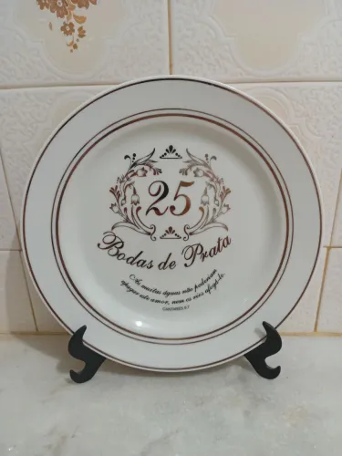 Prato de Bodas de Prata