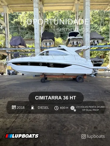 LANCHA CIMITARRA 36 HT - 2018 (REAL, CORAL, PHANTOM, FOCKER, NX)