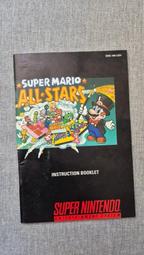 Manual Original - Mario All Star - Super Nintendo