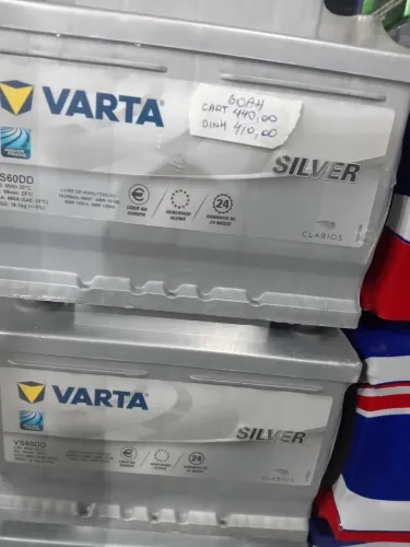Varta 60Ah (fab Heliar) bateria carro