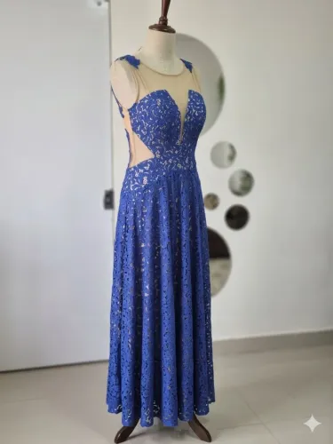 Vestido de festa Azul 