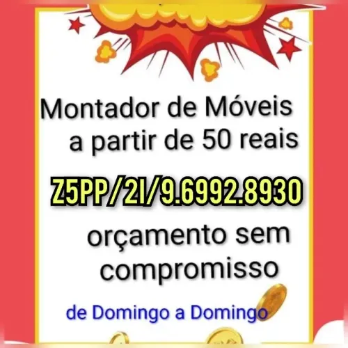 Montador de móveis orçamento sem compromisso