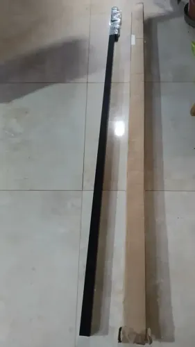 Kit Para Porta Correr Ate 100cm Trilho Preto 2mt Com Acabamentos ( novo na caixa)