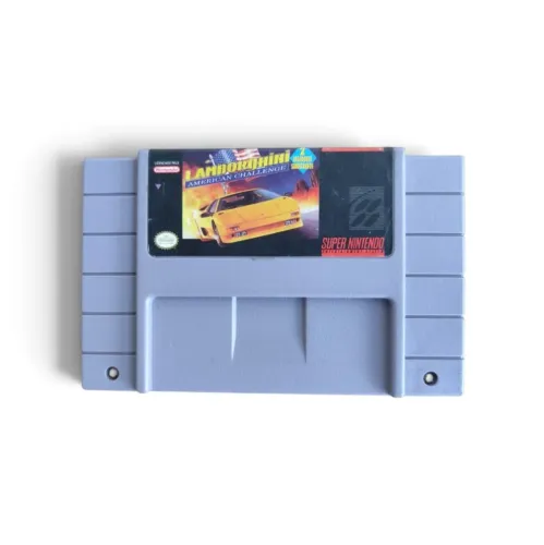 Jogo Lamborghini American Challenge Snes Original Super Nintendo