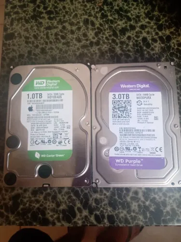2 HDs 1tb,3tb
