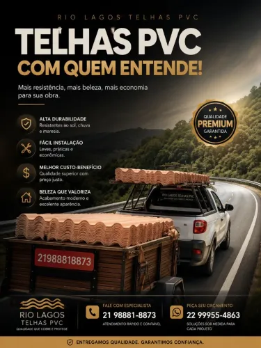 Telhas de PVC TODO PAGAMENTO É FEITO NA ENTREGA 