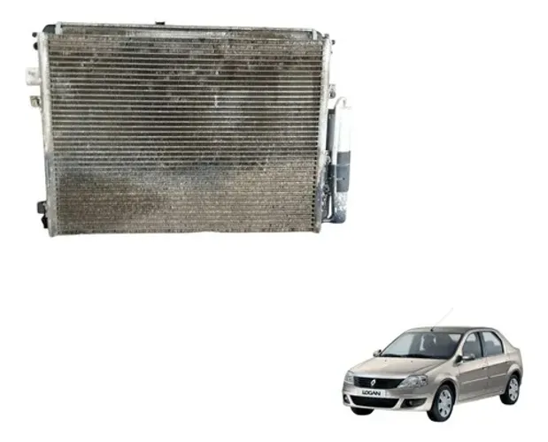 Kit Radiador Renault Logan 1.6 8v 2008 Preto